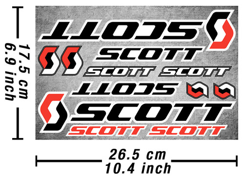 Scott decals stickers - decals,