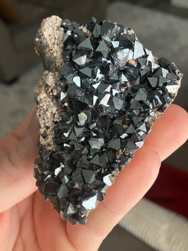 Magnetite ottaedri grigi - ottaedri, in