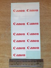 Adesivi Canon Vintage Anni 80