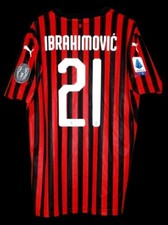 MAGLIA IBRAHIMOVIC AC MILAN MATCH WORN ISSUE SHIRT