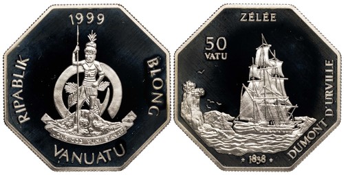 600990 vanuatu vatu - 50, 1999