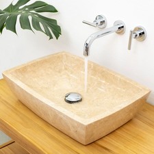 Lavabo da appoggio in pietra