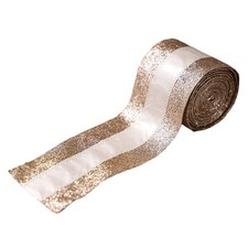 Nastro natalizio maglia oro