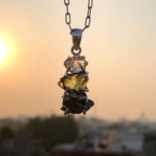 Ciondolo moldavite herkimer e - herkimer,