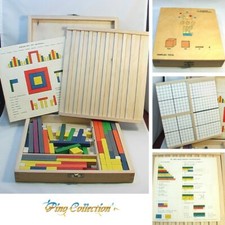 GIOCATTOLO GIOCO SIMPLEX TOY VINTAGE LEGNO SCATOLA COSTRUZIONI A3A