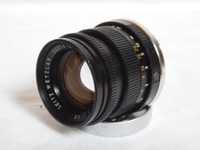 Leica Summicron M 50mm f2 Black Lens Made in Germany Excellent + Hard Case