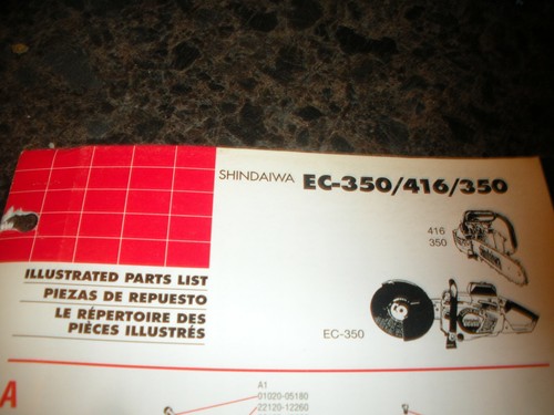 Shindaiwa 350 416 - shindaiwa, ec-350/416/350