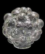 Boccia Lampadario ricambio di vetro bianco per Lampada Lume Vintage Foro 7,4 cm