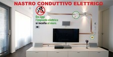 Filo Elettrico Piatto CERTIFICATO Nastro Adesivo Conduttivo e Connettori NexTape
