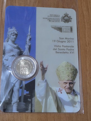Coincard euro san - san, marino