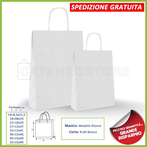 Borse shopper carta manico - borse,