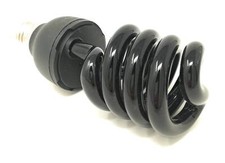 Lampadina A Spirale Uv Luce Nera Da 28W X Discoteca Feste Effetto Fluorescente