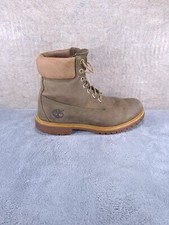 Stivali Timberland da uomo impermeabili in pelle suola antiscivolo 7W / 38 Verde