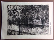 Stampa del 1929 Acquaforte