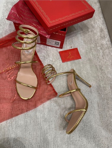 Sandali rene caovilla cleo oro - sandali,