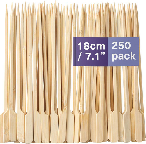 250 spiedini legno 18cm - legno,,