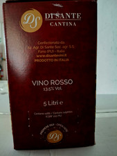 Vino rosso bag in box BIOLOGICO litri 5