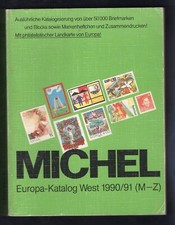CATALOGO MICHEL 1990/91 EUROPA WEST (M - Z)