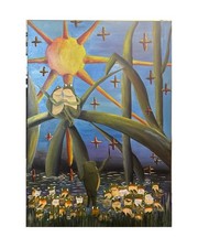 Dipinto olio originale - rane