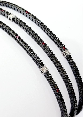 Bracciale tennis fili oro - fili,