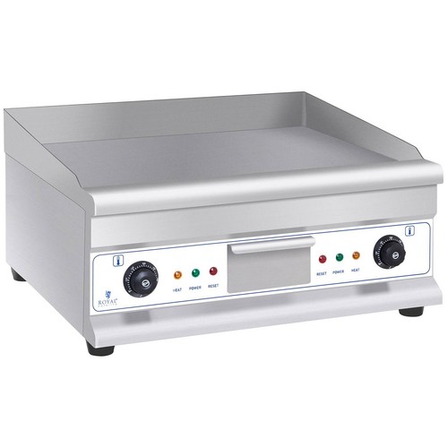 Fry top elettrico doppio - fry, in