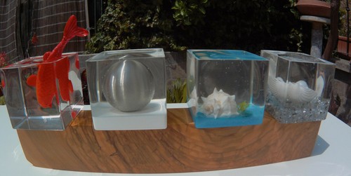 Cubo resina epossidica