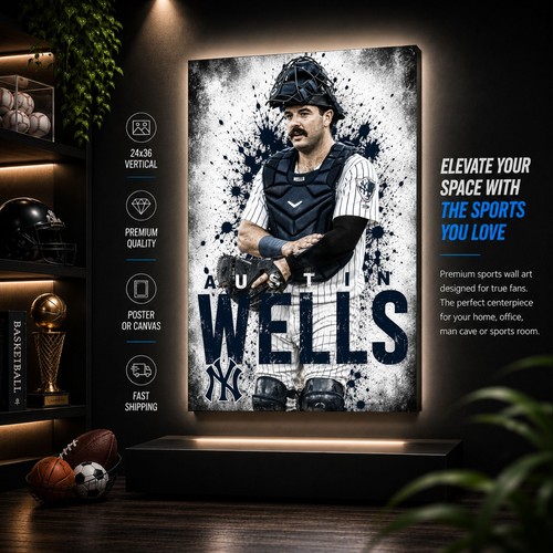Poster tela austin wells - o,