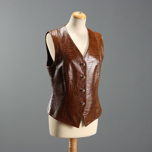 Escada gilet vintage - vintage, pelle