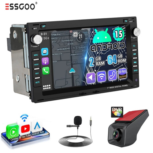 64g android autoradio dvr - 64g, 15