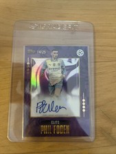 24/25 Topps UCC Gold Elite Purple Auto #14/25 Phil Foden