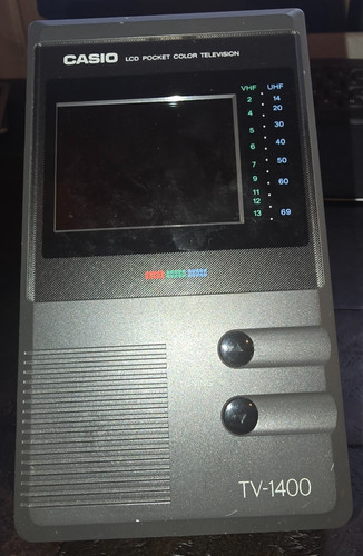 Vintage casio 1400 lcd - tv-1400,