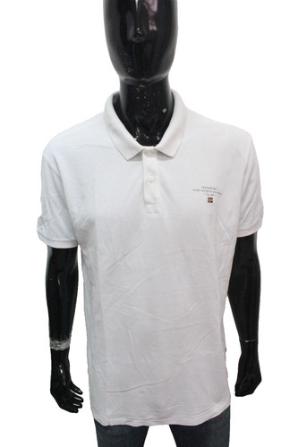 Polo napapijri uomo bianca - polo,