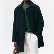 NWT Zara Men’s Navy Coat