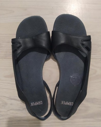 Tacchi donna camper pelle nera