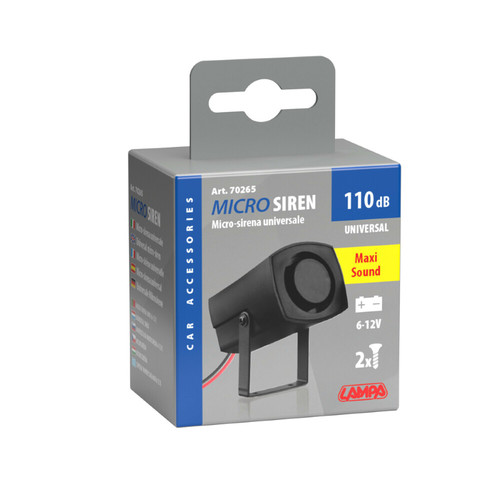 Micro sirena universale 12v - micro,