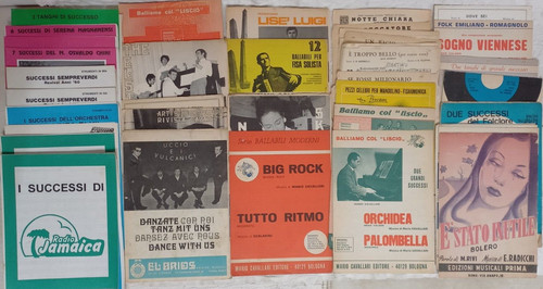 Spartiti musicali lotto - spartiti,