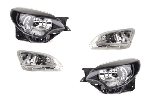 Set fari anteriori halogen - set, h4