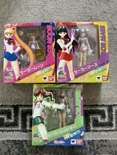Bandai Sh Figuarts First Release Sailor Moon - Sailor Mars - Sailor Jupiter