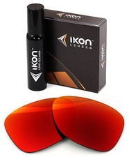 Polarized IKON Iridium Replacement Lenses For Oakley Dispatch 2 + Red Mirror