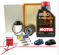 KIT TAGLIANDO SMART 453 1.0 BENZINA DAL 2014 FILTRI + CANDELE + 4 LT MOTUL 5W40