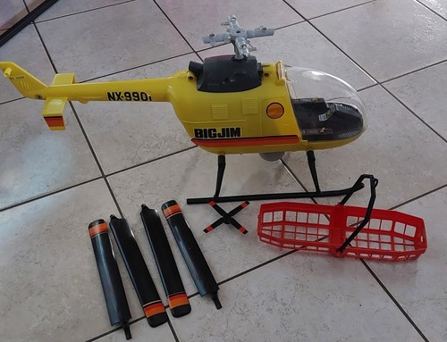Big jim mattel 1976 - mattel, elicottero