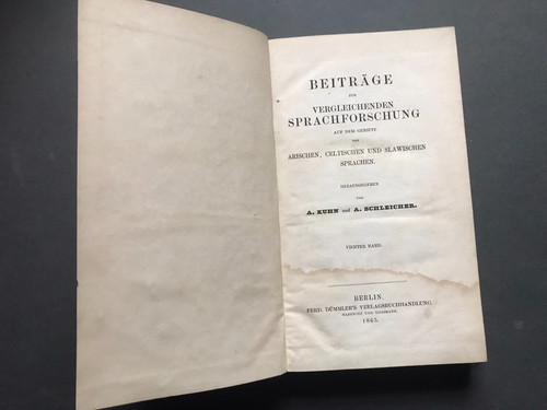1865 german book linguistics - german,