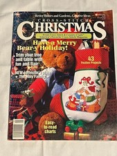 Vintage cross stitch Christmas