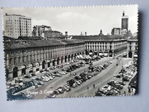 Cartolina torino piazza san - torino,