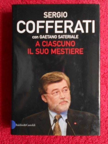 Book libro sergio - sergio, cofferati