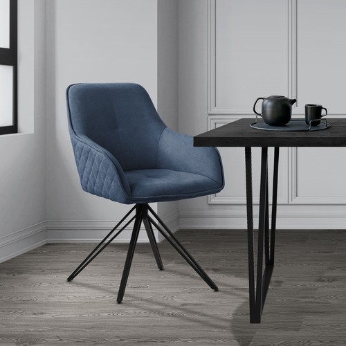 Sedia pranzo blu - da,