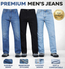 Jeans uomo regular fit gamba