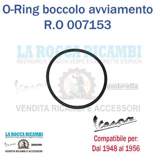 Ring boccolo messa moto - o-ring, in