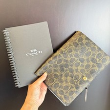 Quaderno Coach in tela firmato