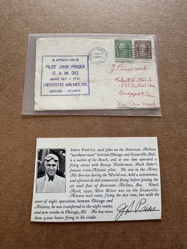 1930 pilota firmato - us,